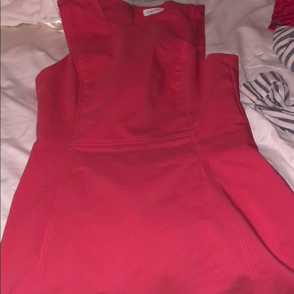 pink - orange dress